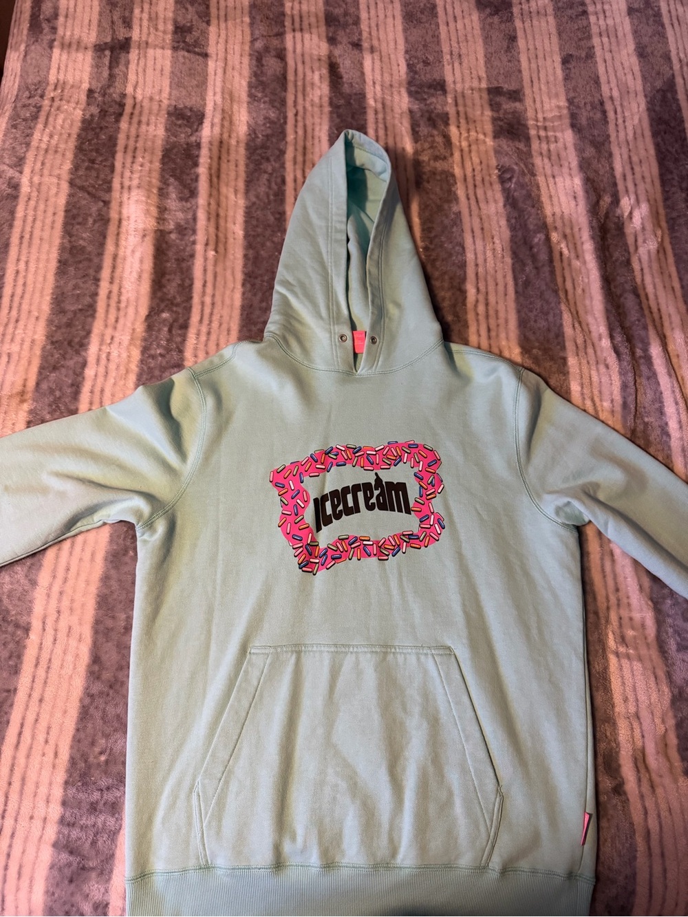 Icecream Mint Teal Pullover Hoodie